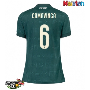 Real Madrid Eduardo Camavinga #6 Vieraspaita Naisten 2026-27 Lyhythihainen